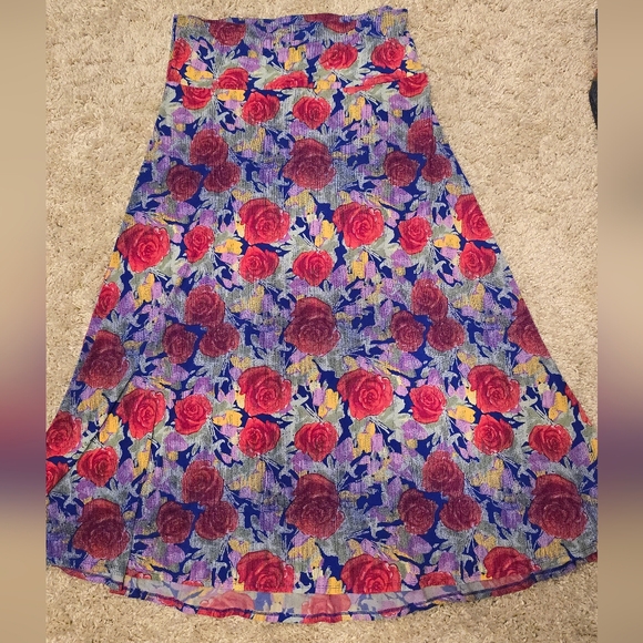 LuLaRoe Dresses & Skirts - LuLaRoe 3XL Floral A-Line Skirt